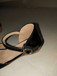 Black Ankle Strap Heels