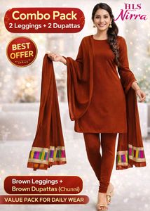 Ethnic Leggings &amp; Dupatta Combo