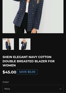 [3000 Off💸] Shein Blazer (⁠◕⁠ᴗ⁠◕⁠✿⁠)