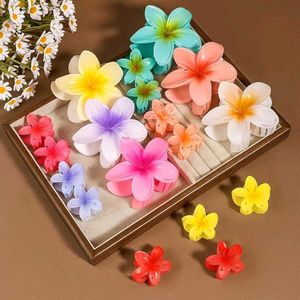 3 Pcs Flower Hair Claw Clips Set, Gradient Lily De