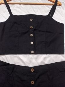 Black Cotton Co-ord set