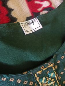 Green Festive Kurta