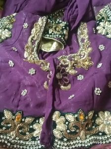 Heavy Stone Work Saree