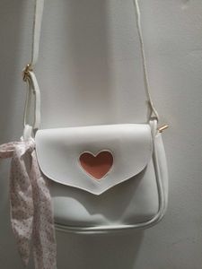 Heart Cutout Crossbody Bag