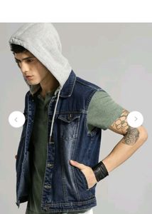 Roadster Denim Jacket With Removable Hoodie