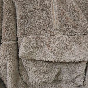 shein fuzzy pullover