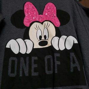Minnie Mouse Cold Shoulder Tee