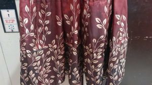 Maroon Full Ankle Length Gown