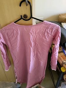Lavendar Chikankari Kurti