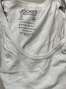 Jockey White Banian - Size S