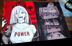 CHAINSAW MAN ANIME POSTER SET OF 2