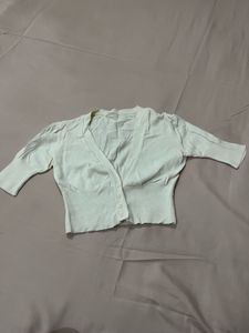 cropped cardigan