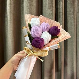 Crochet Tulip Bouquet