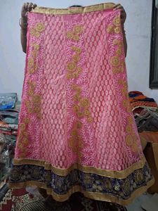 Pink Embroidered Lehenga Choli