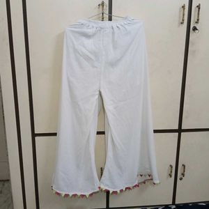 white suit with sharara