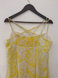 Yellow Flowy Dress