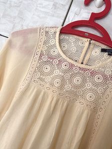 Boho Lace Detail Top