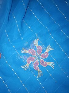 Party Wear Saree With Blouse