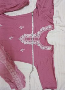 Pyazi Colour Embroidered Suit