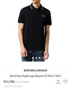 EMPORIO ARMANI Eagle Logo Men&#39;s Tshirt
