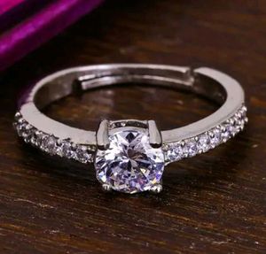 Sterling Silver Stone-studded Ring