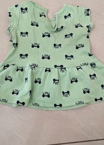 12-18 Months Kids Branded Tshirt / Frock Combo