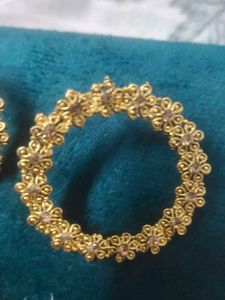 Floral Golden Earrings