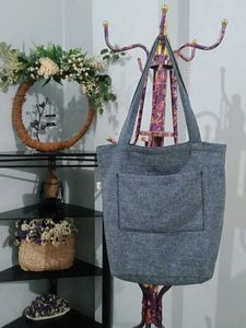 Blue Tote Bag