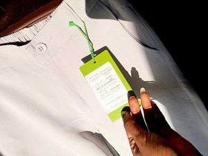 Beige Wide Leg Pants