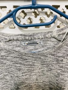 🎀Imported Gray Sleeve Top