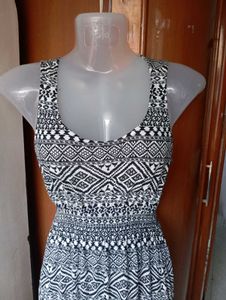 Patterned Mini Dress