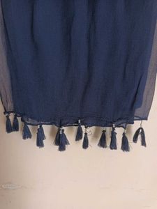 Navy Blue Floral PALAZO SUIT SET