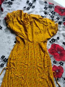 Butterfly 🦋 Yellow Casual Dress