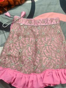 Pink Ethnic Skirt