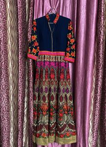 Embroidered Anarkali Dress