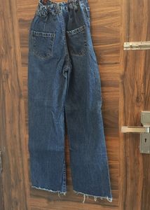 Blue Color Straight Fit Denim