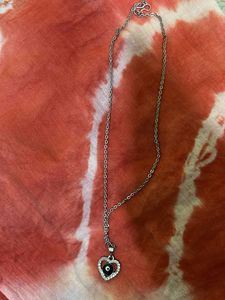 Evil Eye Heart Necklace
