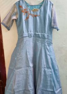 Elegant Blue Ethnic Gown