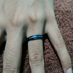 Blue Silver Ring....