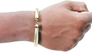 Exquisite 100% Pure Bronze Kada - 89g