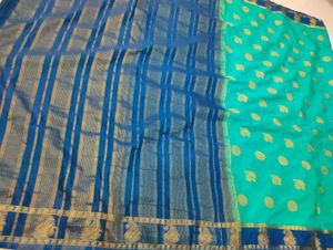 Elegant Teal Saree