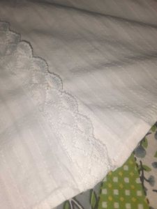Women Collar Neck White Top