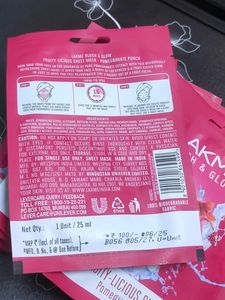 Pack Of 10 Lakme Blush &amp; Glow Sheet Mask