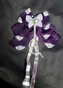 Purple Crystal 💜ᗷTS⟭⟬💜bow And Clip