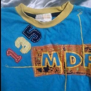 Cute Blue Long Sleeve T-shirt