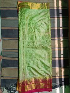 Women Cotton Banarsi Saree 9 MTR