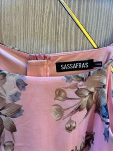 Floral Print Pink Dress