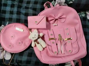 Cute Backpack (Set Of 3)- Available in 3 Colors