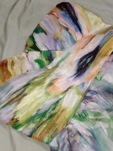Floral Strapless Party Dress