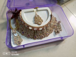 diamond jewellery necklace set